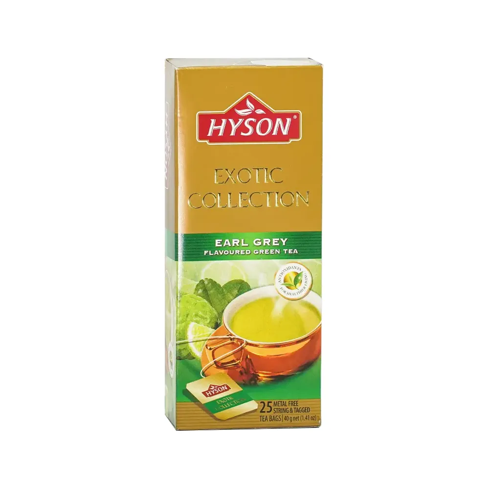 Hyson Exotic Green Tea Earl Grey 25ST