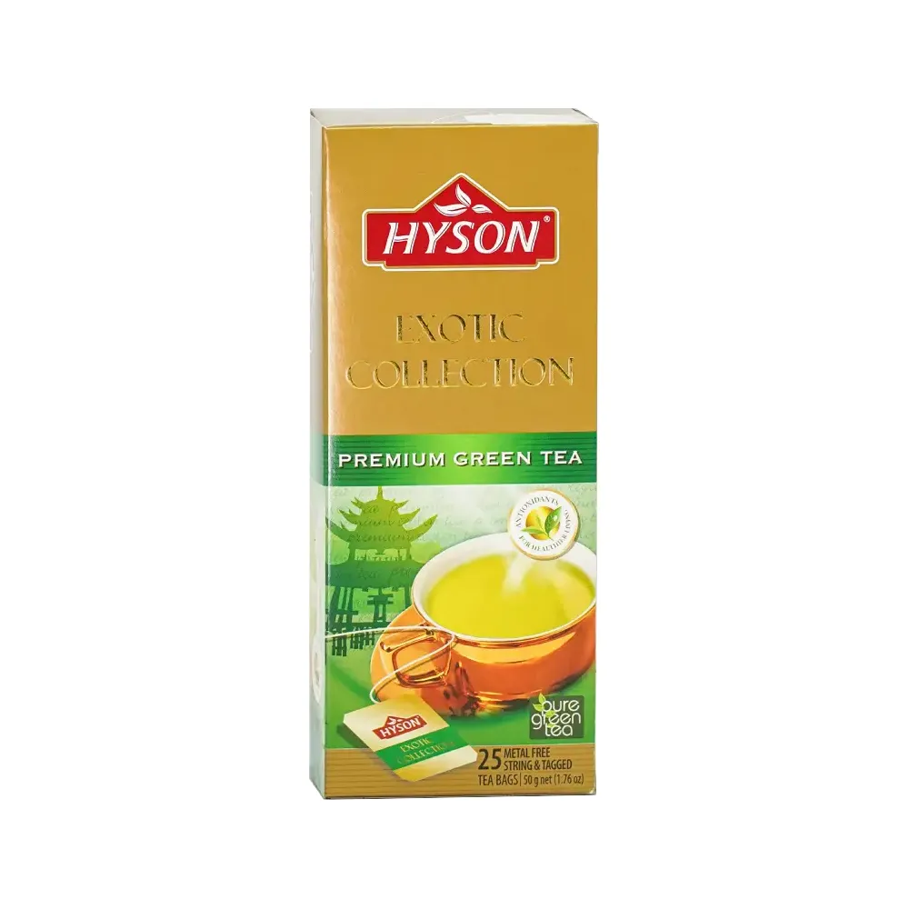 Hyson Exotic Premium Green Tea 25ST