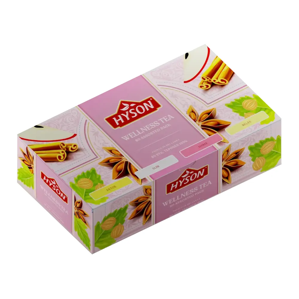 Hyson Fiesta Display Pack Wellness Tea Green Tea Assortment
