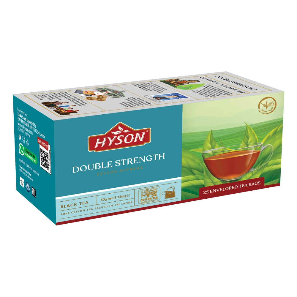 Hyson Ceylon Supreme 50g Black Tea Double Strength
