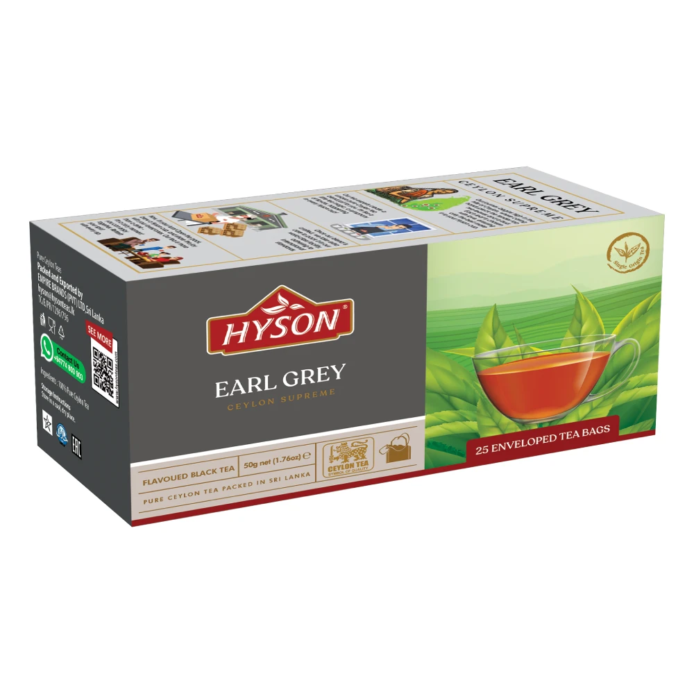 Hyson Ceylon Supreme 50g Black Tea Earl Grey